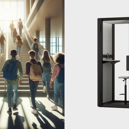 Cajas de reuniones-cajas telefónicas en centros educativos - escenario de aplicación escuela y universidad