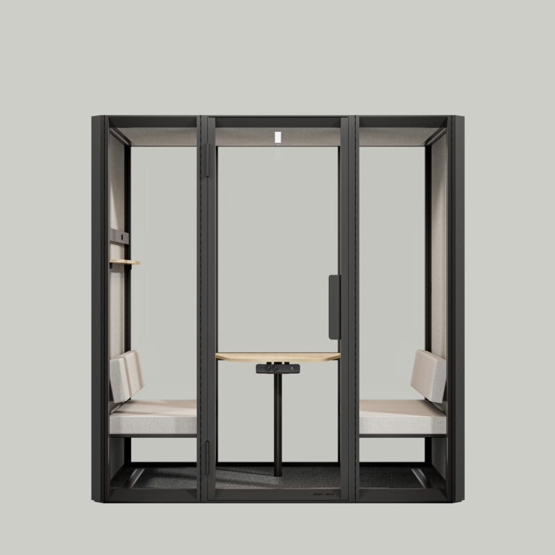 2er-Meetingbox Jetson L2, schwarz | MUTE - Imagen 2