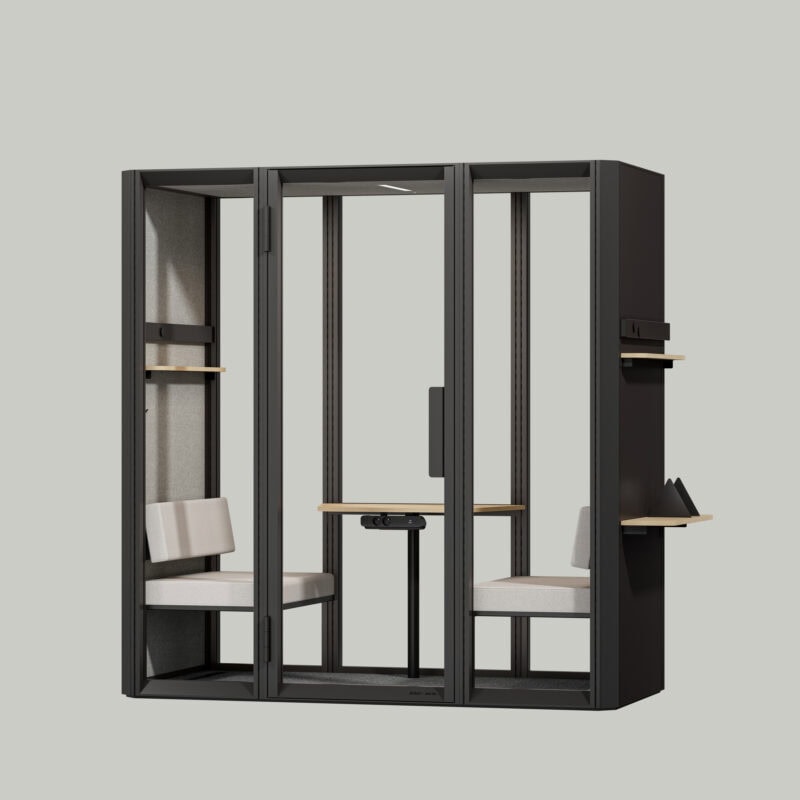 2er-Meetingbox Jetson L2, schwarz | MUTE - Imagen 3