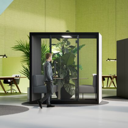 Boîte de réunion pour 4 personnes Chatbox Duo Plus | Silen