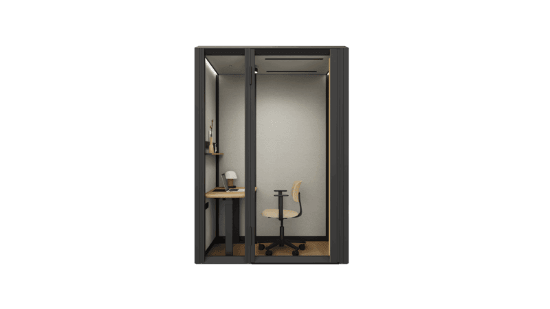 MUTE Modulaire Pod | Werk 1,5x1 | Gesloten | 1 persoon
