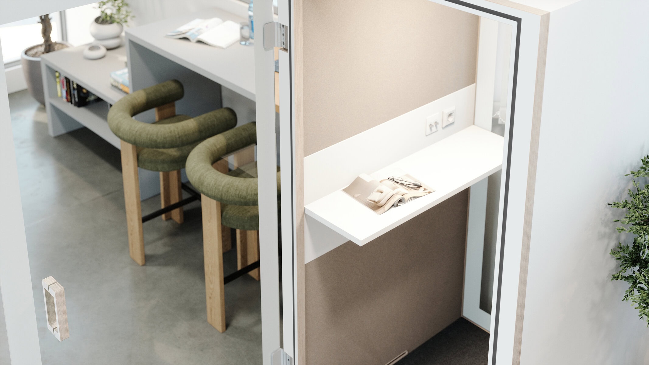 Telefonbox "Cube One" - weiß – Bild 9