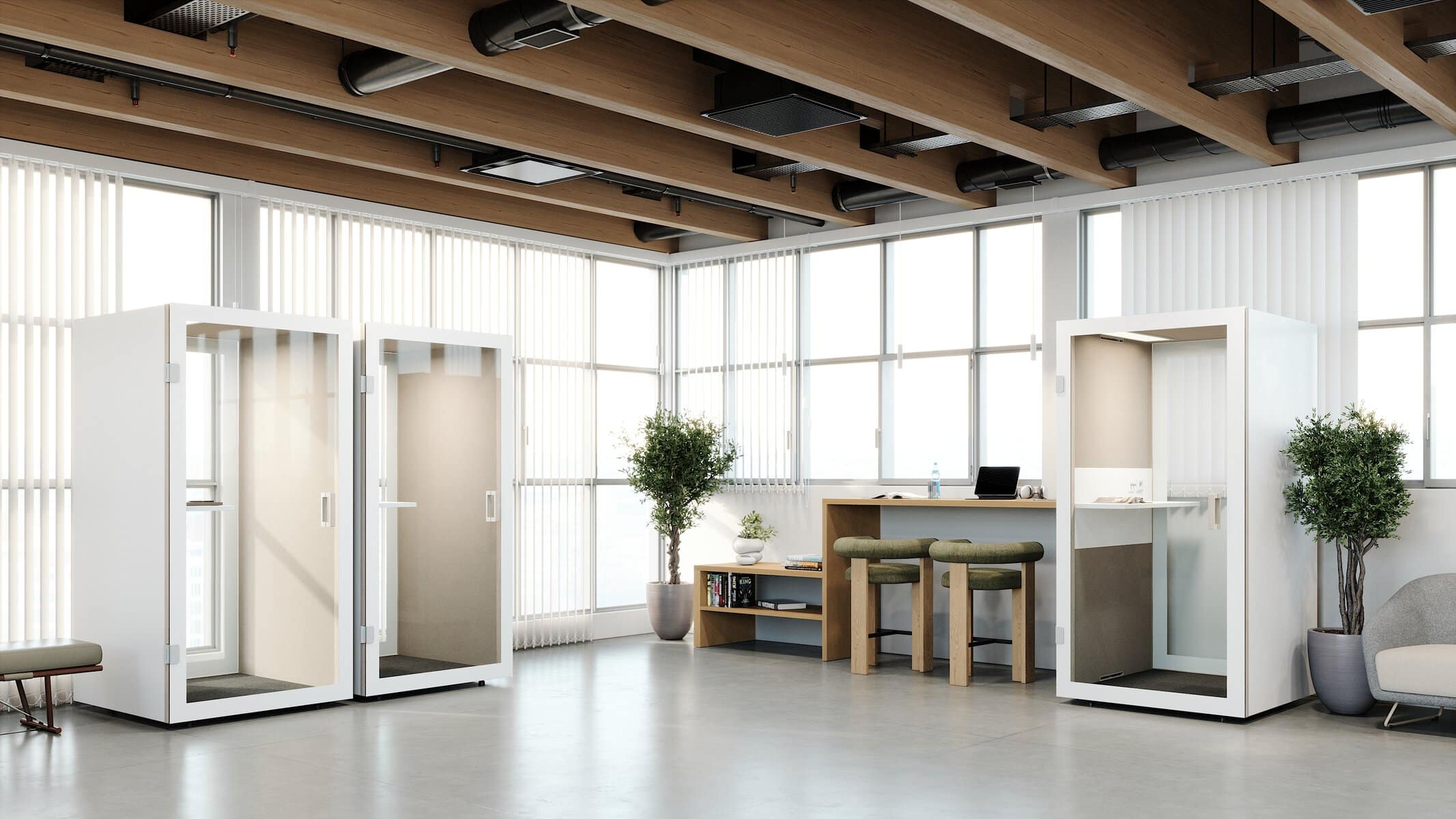 Telefonbox "Cube One" - weiß – Bild 8