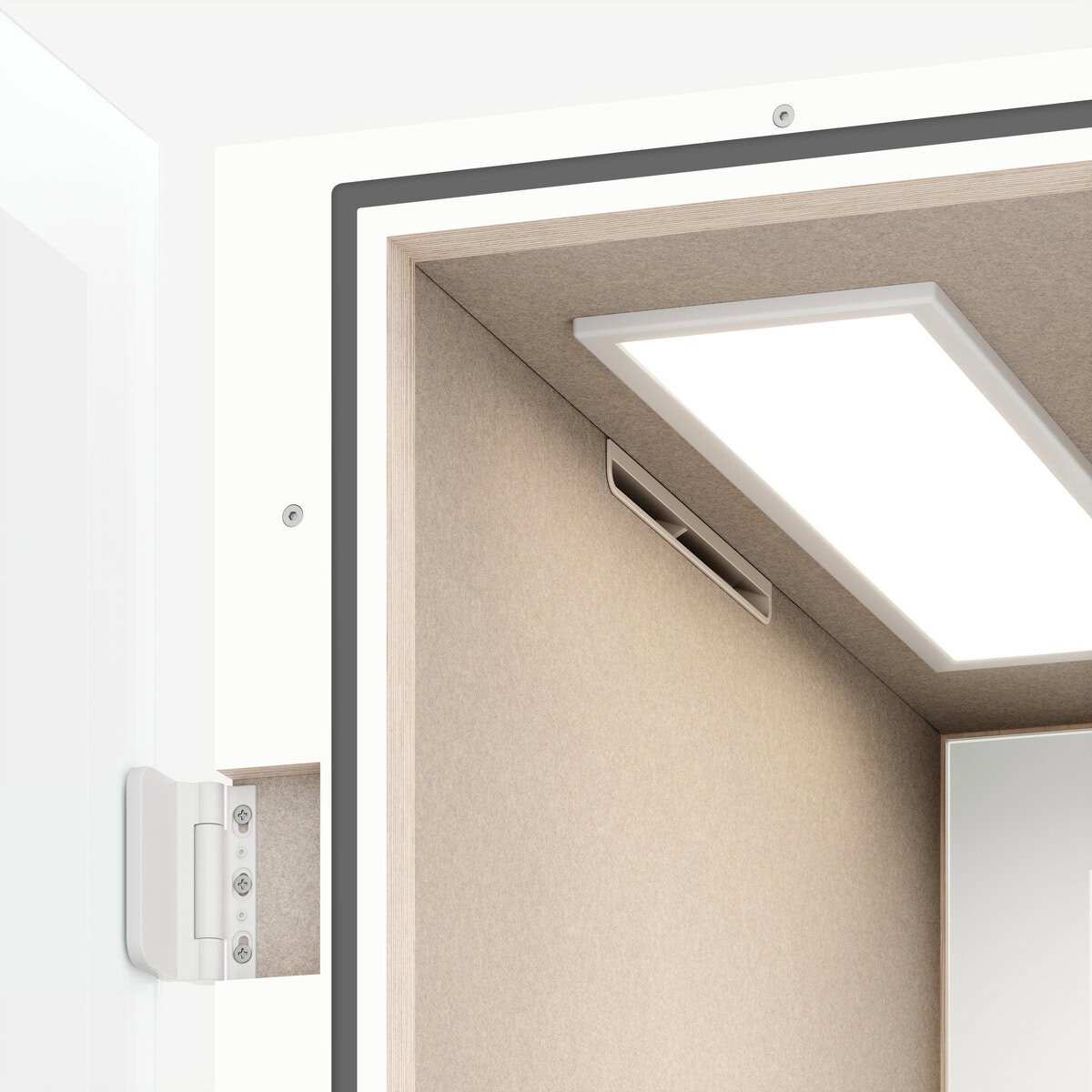 Telefonbox "Cube One" - weiß – Bild 12